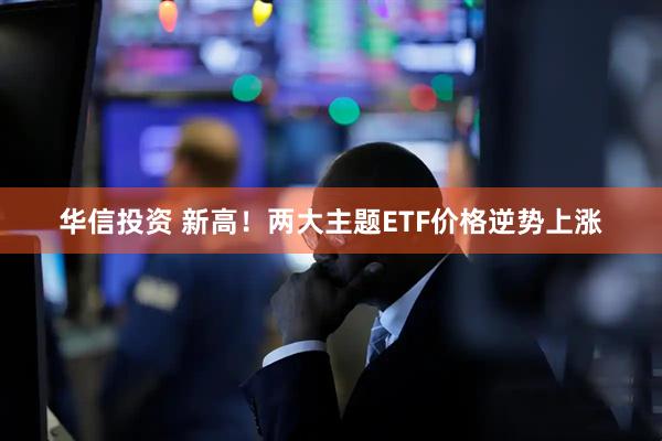 华信投资 新高！两大主题ETF价格逆势上涨