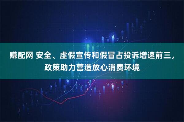 赚配网 安全、虚假宣传和假冒占投诉增速前三，政策助力营造放心消费环境