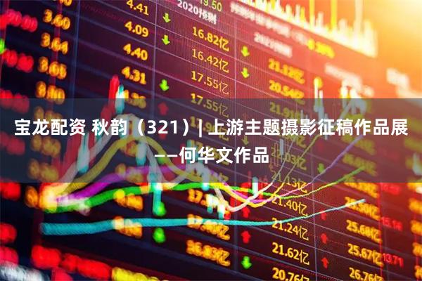 宝龙配资 秋韵（321）| 上游主题摄影征稿作品展——何华文作品